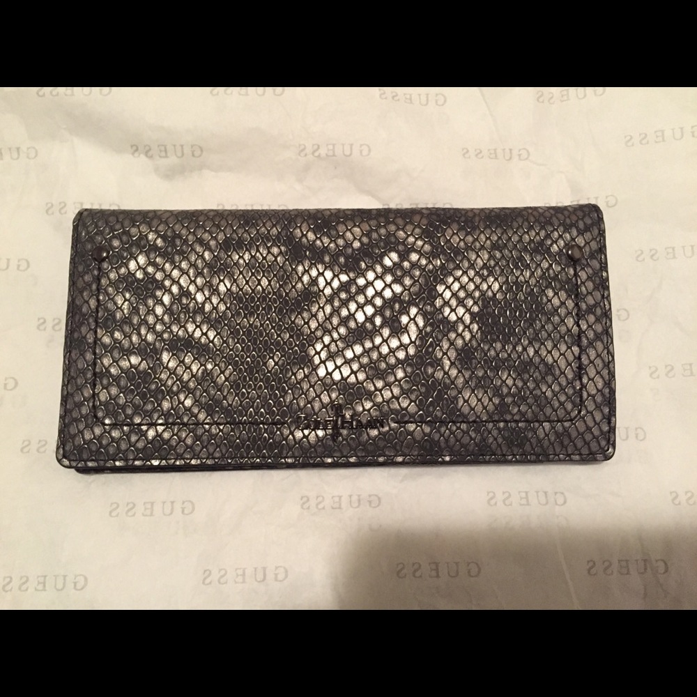 Cole Haan snake print wallet